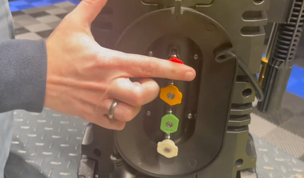 Forskellige dyser til bilvask Forskellige dyser til bilvask